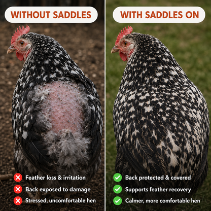 Handmade Chicken Saddle