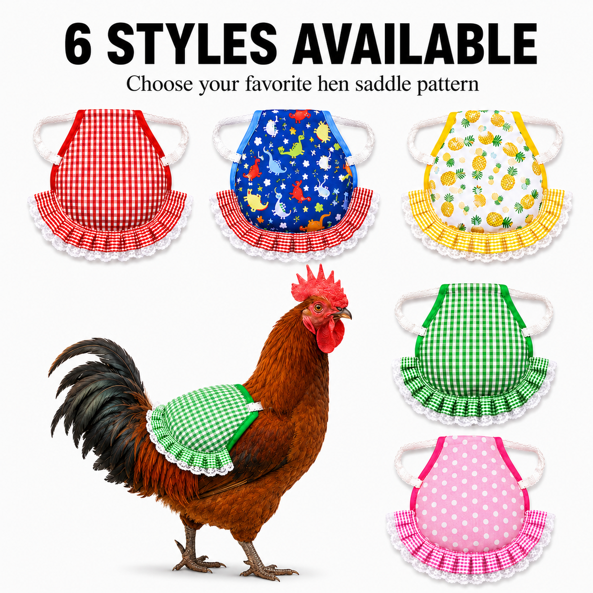 Handmade Chicken Saddle